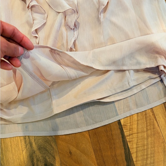 LC Lauren Conrad Soft Pink Ruffle Blouse - Picture 10 of 11